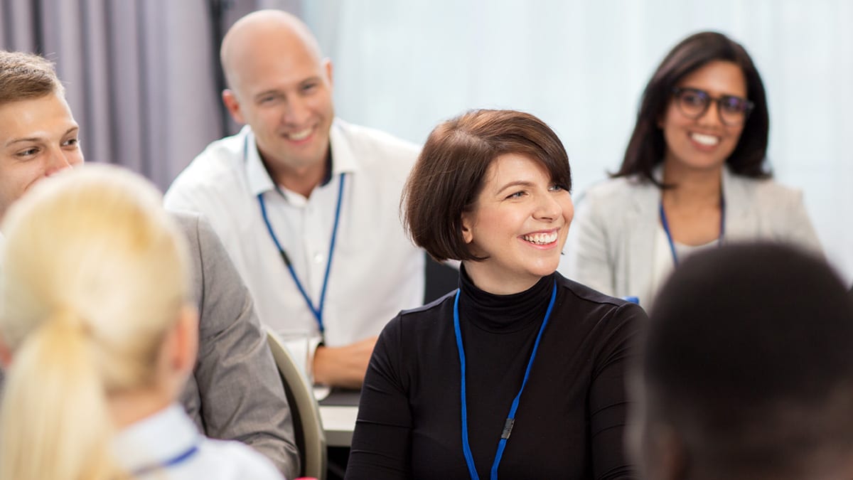 Educators participating in a professional learning workshop, illustrating school leadership and postgraduate education study.