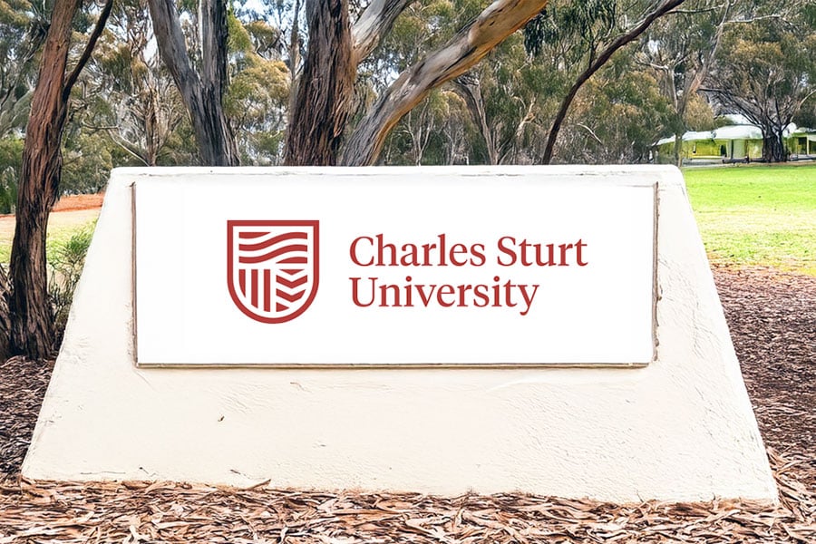 Charles Sturt University campus sign