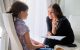 Counsellor or social worker consulting with girl