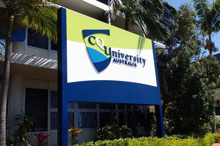 CQUniversity campus sign