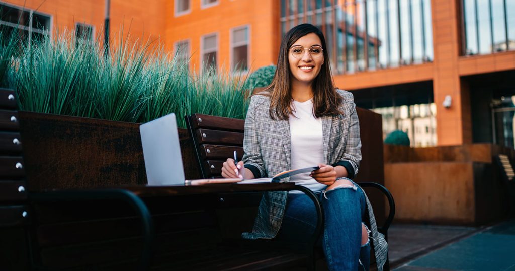 Female postgraduate university student