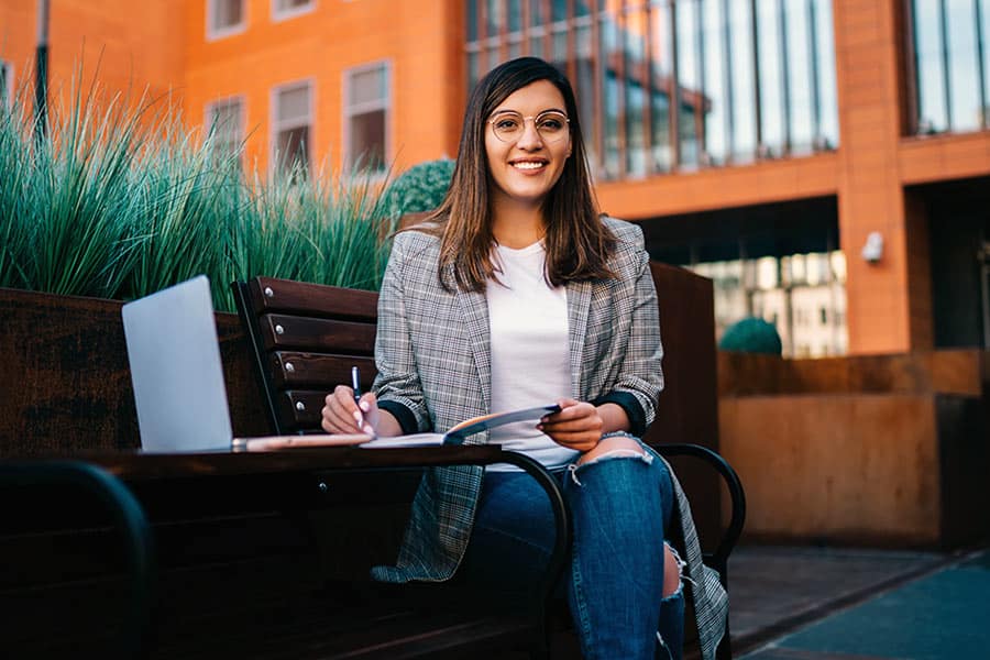 Female postgraduate university student