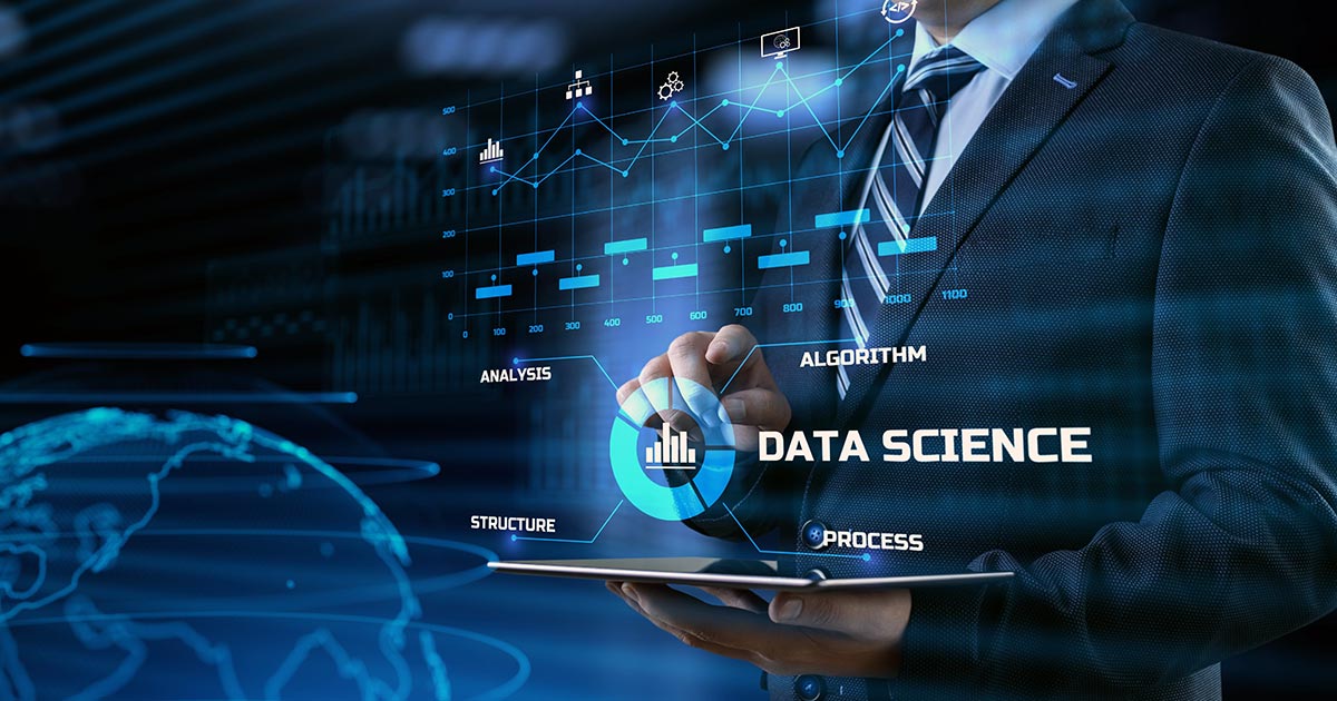 Data science concepts of analysis, algorithm, structure and process