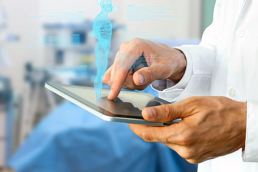 Health analysis on tablet