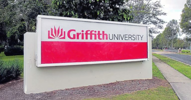 Griffith University campus sign