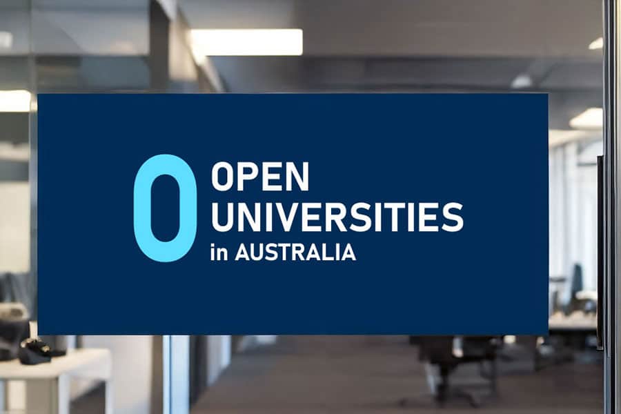 Open Universities in Australia room entrance