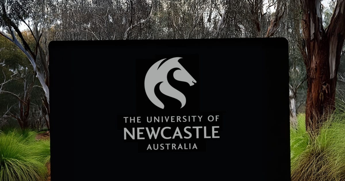 University of Newcastle campus sign