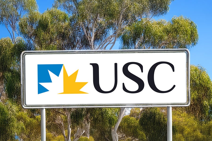 University of the Sunshine Coast campus sign