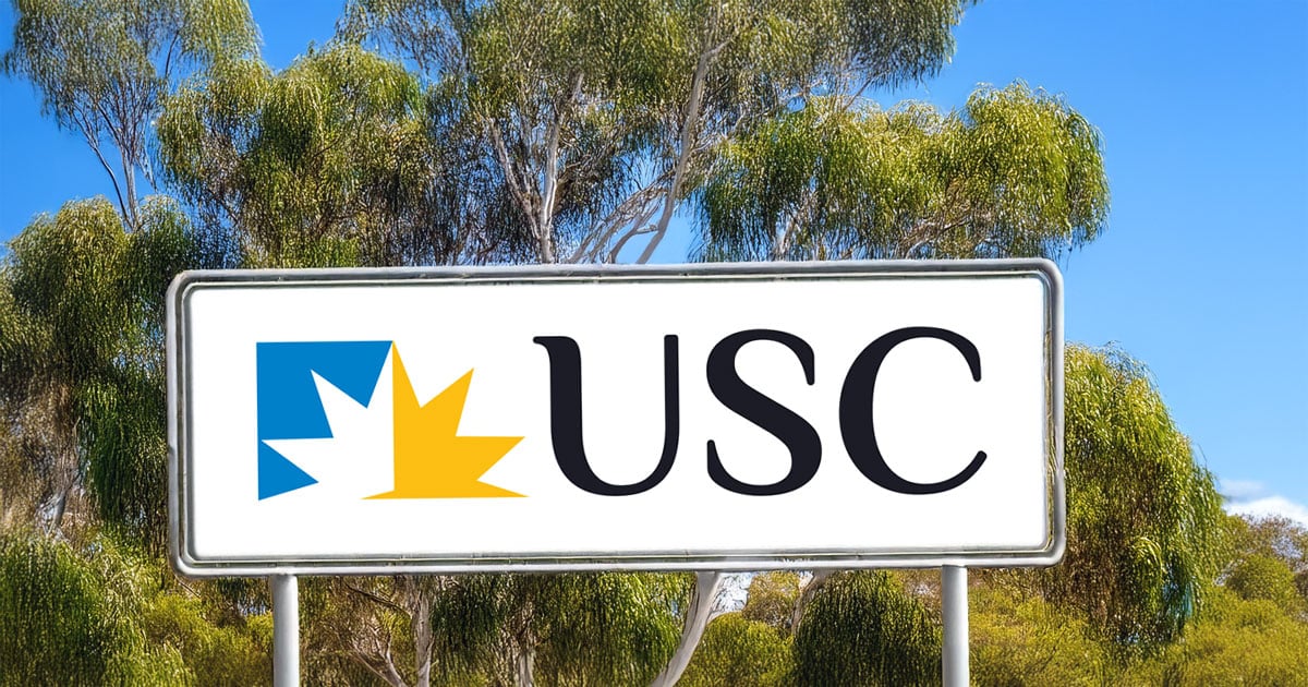 University of the Sunshine Coast campus sign