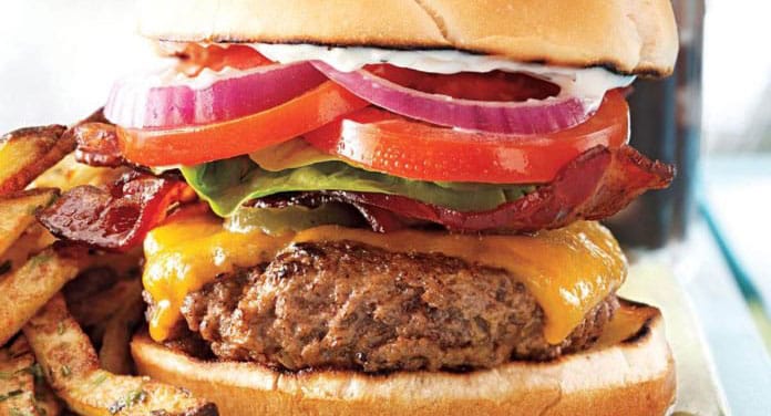 Bacon cheeseburger