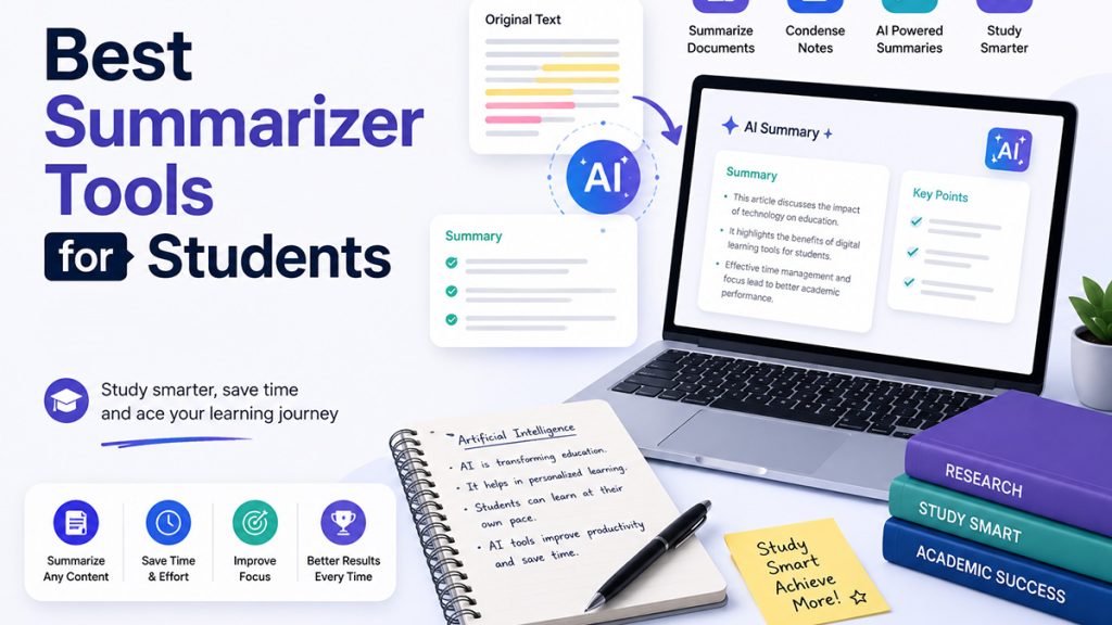 Best Summarizer Tools for Students in 2026 | Lerna Courses