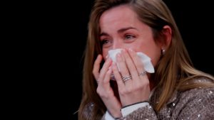 Ana de Armas crying
