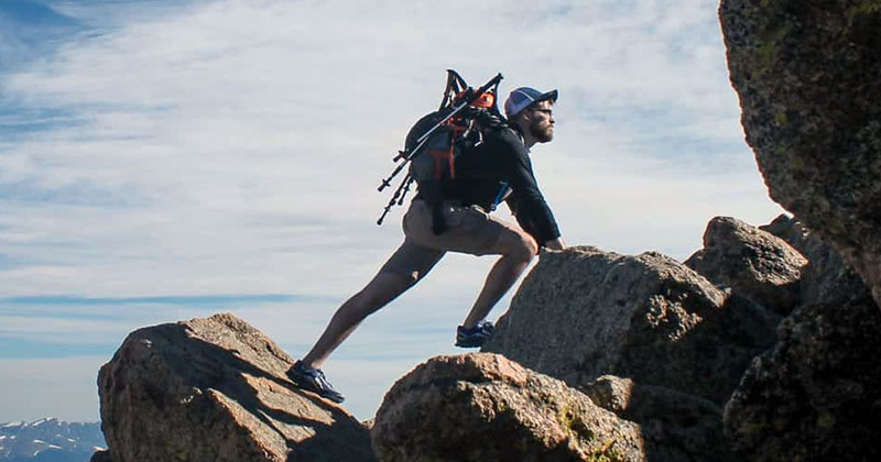 Determined climber